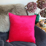 Load image into Gallery viewer, Cerise Pink Large Square Plush Velvet Cushion
