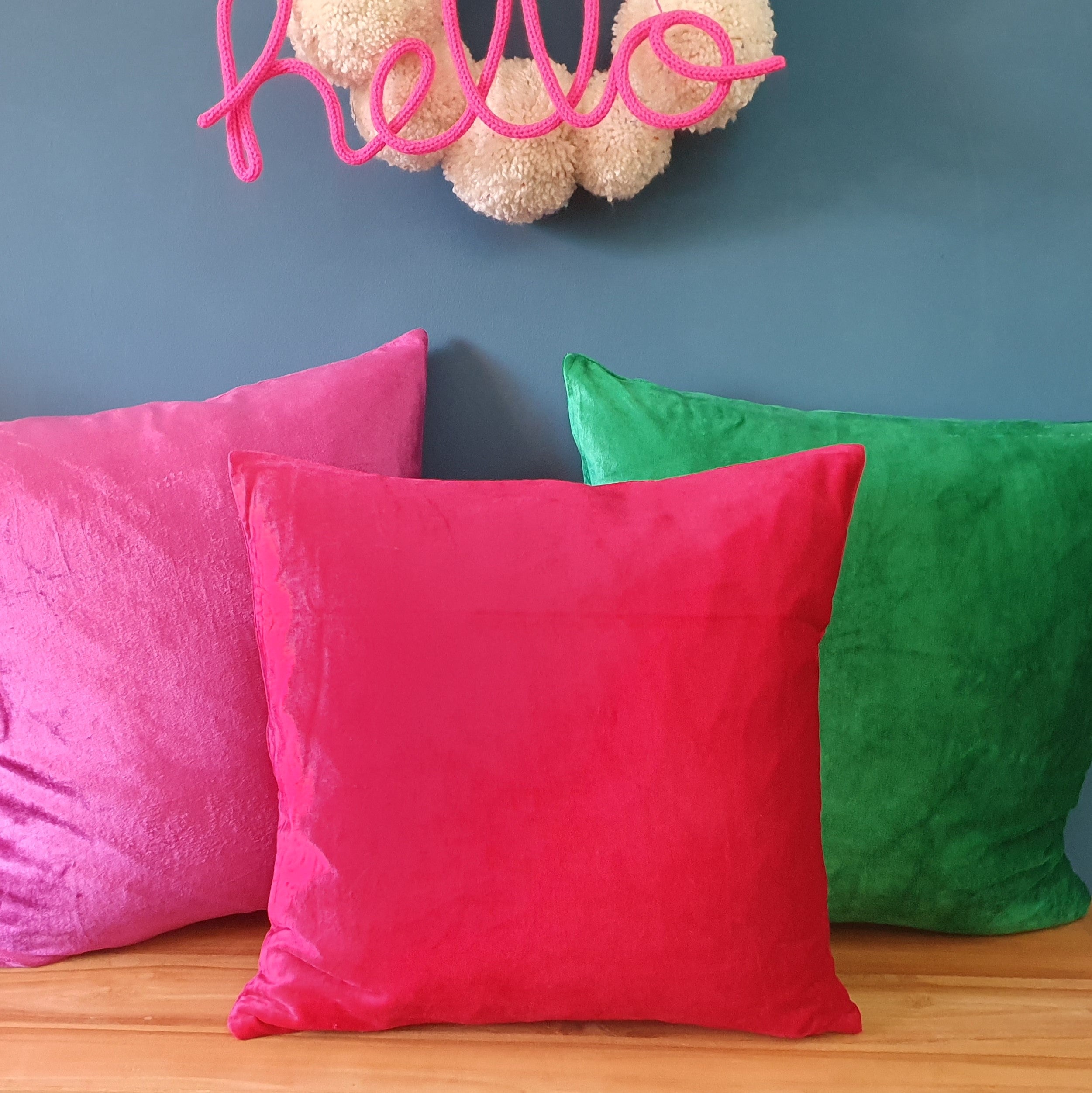 Large best sale pink cushion