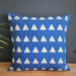 Load image into Gallery viewer, Constance Oversized Square Ikat Cushion with Piping
